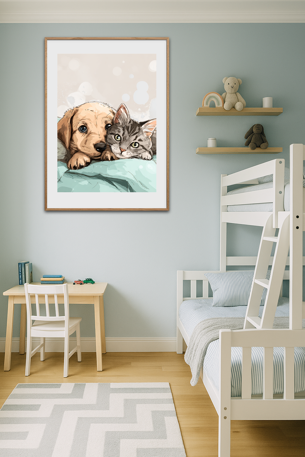 Blød symfoni af tryghed - Room Environment (Tall Format)