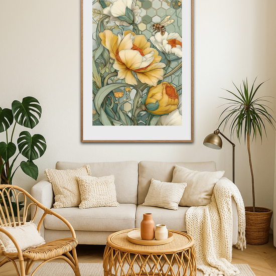 Summen af gyldent silke - Room Environment (Tall Format)