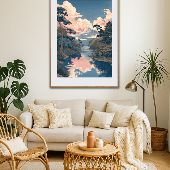 Hviskende skyer over bjerget - Room Environment (Tall Format)