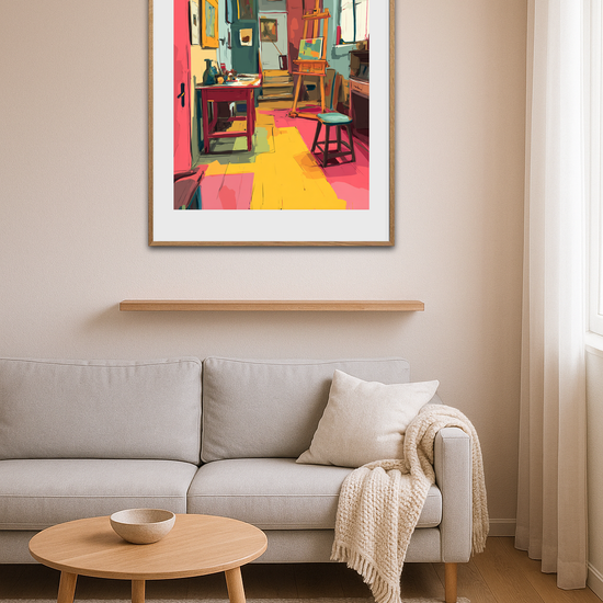 Morgenstøj i farvehav - Room Environment (Tall Format)