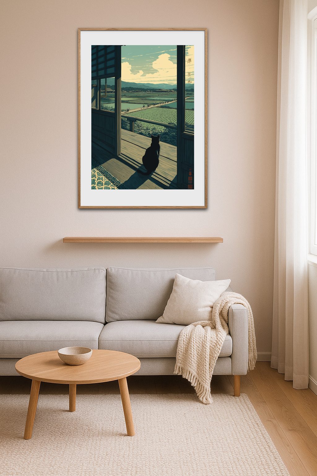 Sommerens hvisken over rismarker - Room Environment (Tall Format)