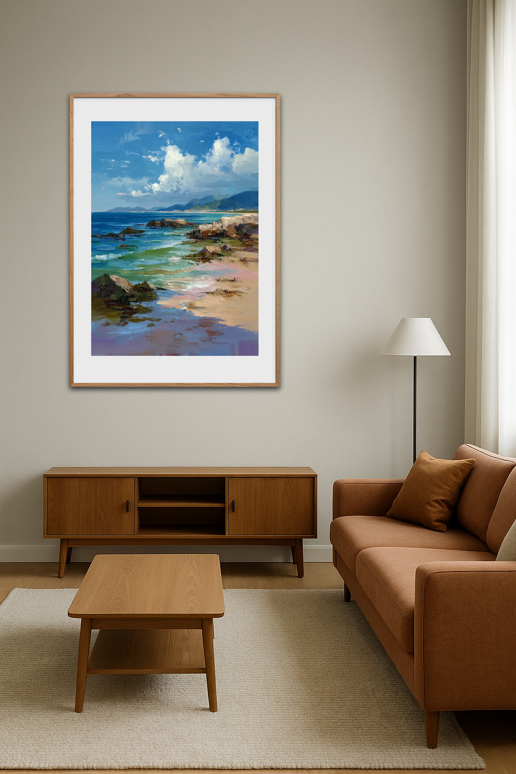 Havets hvisken ved klippen - Room Environment (Tall Format)