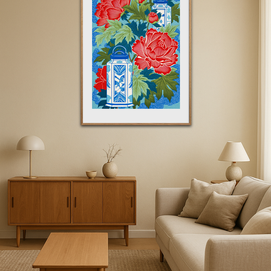 Silke under måneskin - Room Environment (Tall Format)