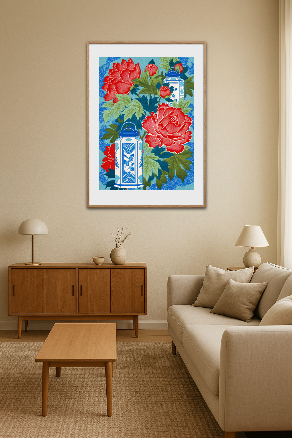 Silke under måneskin - Room Environment (Tall Format)