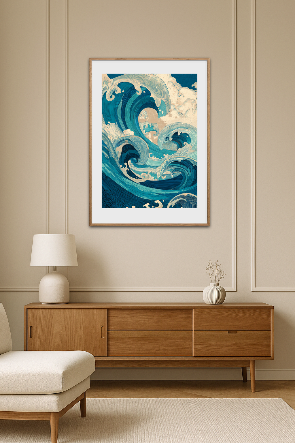 Smagen af salt og storm - Room Environment (Tall Format)