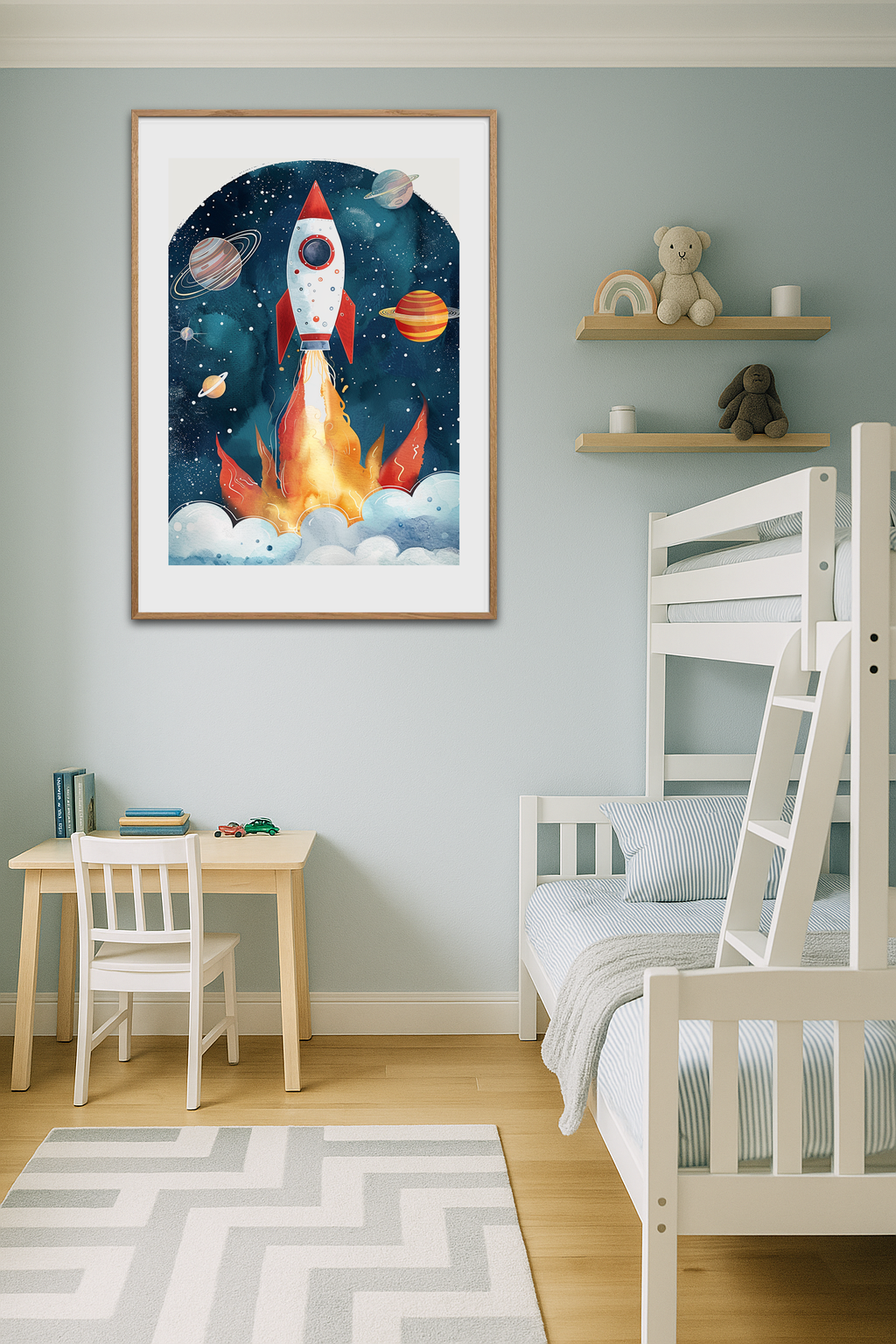 Rumrejsens brændende sang - Room Environment (Tall Format)