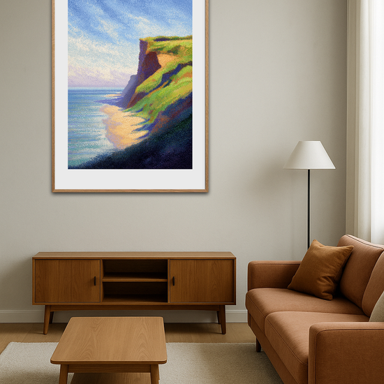 Havets hvisken mod klippekant - Room Environment (Tall Format)