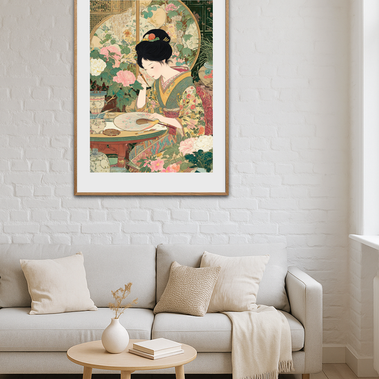 Silkens hvisken i skygger - Room Environment (Tall Format)