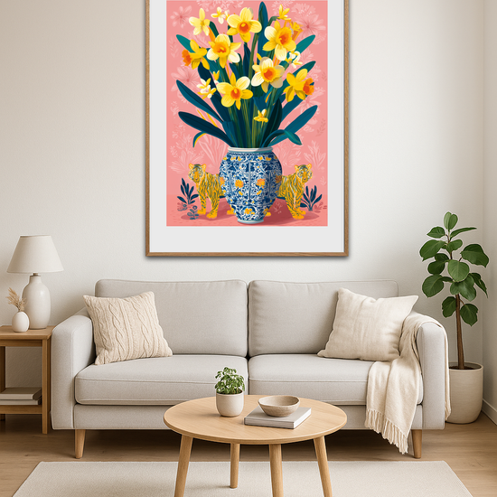 Påskeliljers guldbrøl - Room Environment (Tall Format)