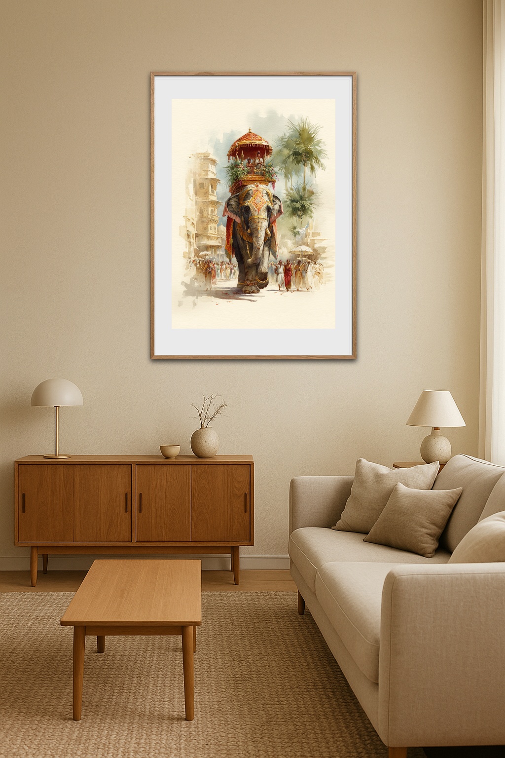 Trommens rungende fodtrin - Room Environment (Tall Format)