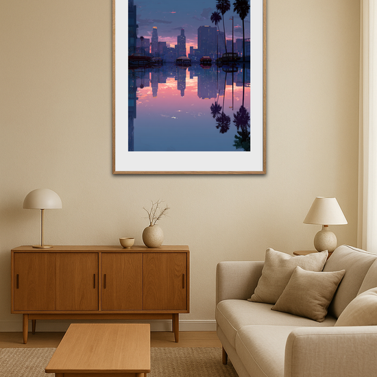 Byens hvisken ved solnedgang - Room Environment (Tall Format)