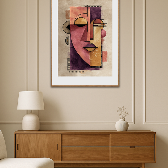 Gylden hvisken bag masken - Room Environment (Tall Format)