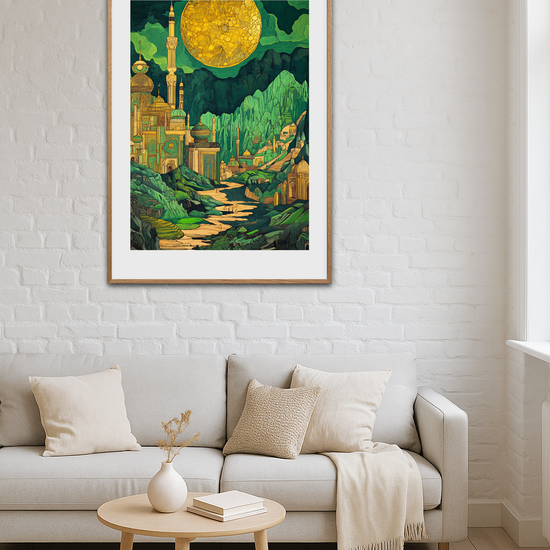 Den sprækkede sol over smaragdbyen - Room Environment (Tall Format)