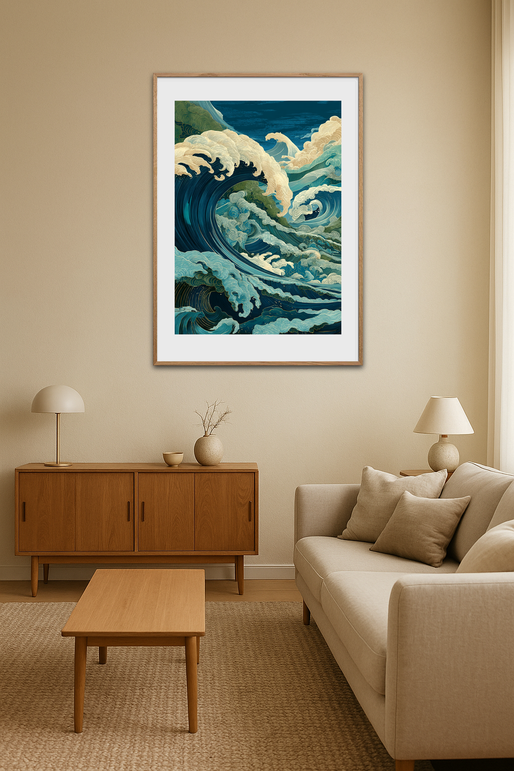 Havets hviskende brøl - Room Environment (Tall Format)