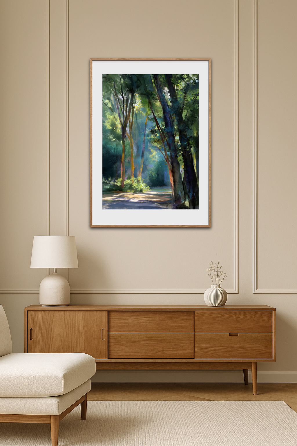 Skovens bløde hvisken - Room Environment (Tall Format)