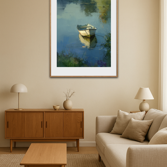 Bådens hvisken i morgendisen - Room Environment (Tall Format)