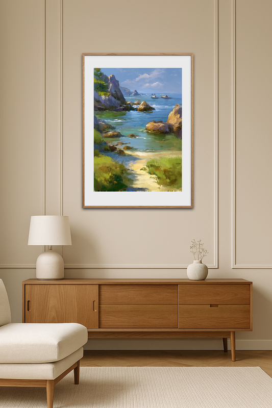 Bølgernes bløde hvisken - Room Environment (Tall Format)