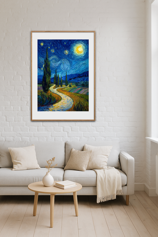 Nattens hvisken langs stien - Room Environment (Tall Format)