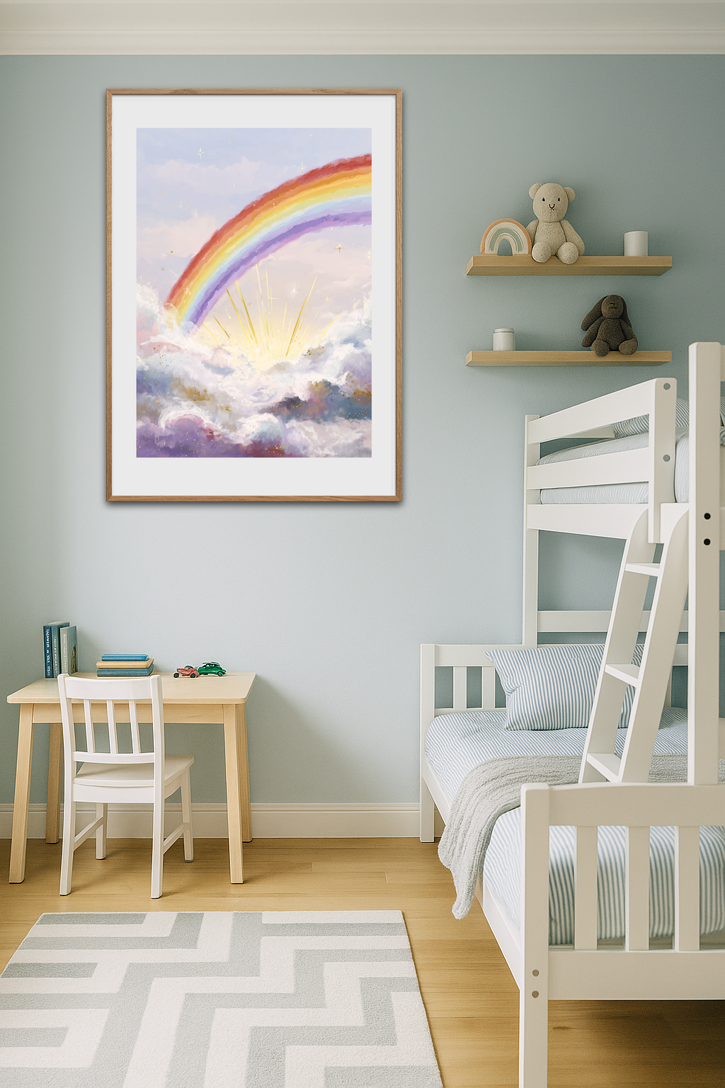 Regnbuens stille klang - Room Environment (Tall Format)