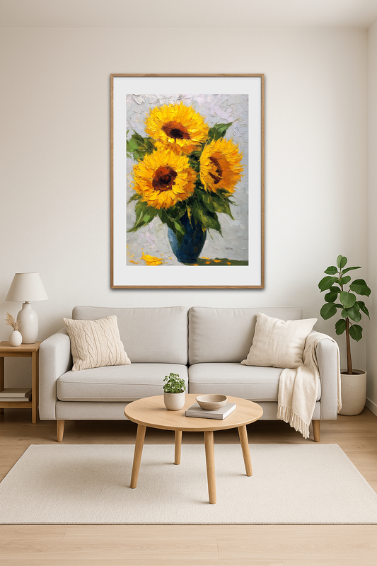 Solsikkernes stille sus - Room Environment (Tall Format)