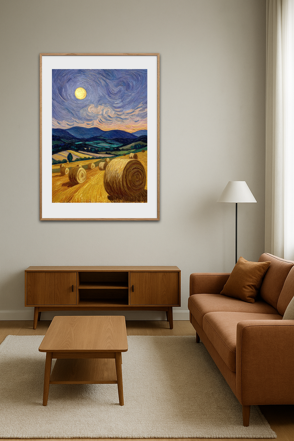 Månens hvisken over markerne - Room Environment (Tall Format)