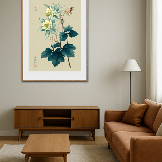 Silkeblød blågrøn hvisken - Room Environment (Tall Format)