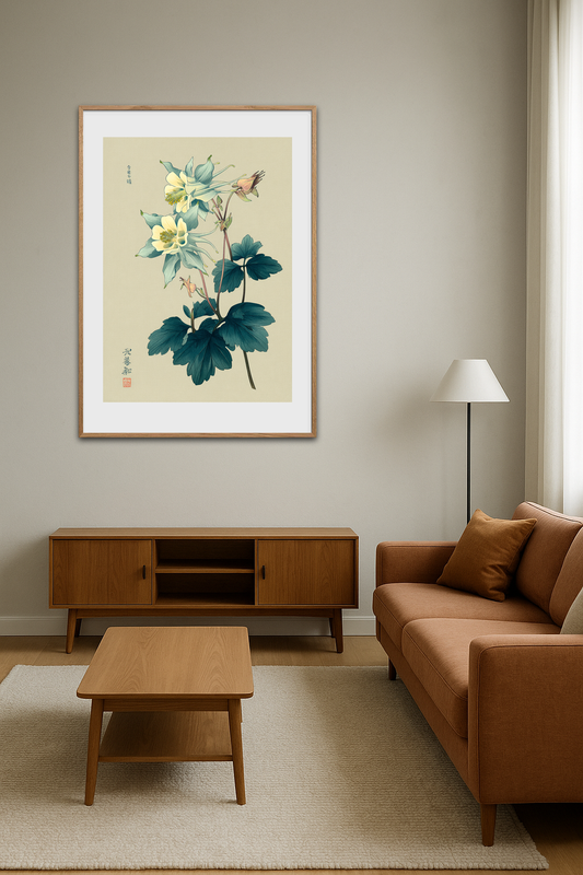 Silkeblød blågrøn hvisken - Room Environment (Tall Format)