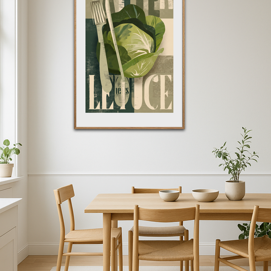 Knasende grøn symfoni - Room Environment (Tall Format)