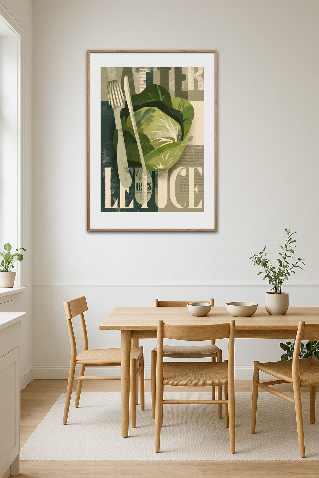 Knasende grøn symfoni - Room Environment (Tall Format)