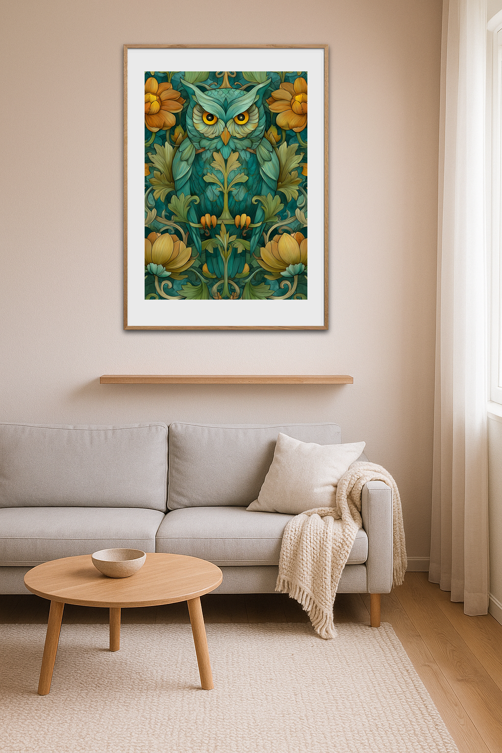 Uglens smaragdklang - Room Environment (Tall Format)