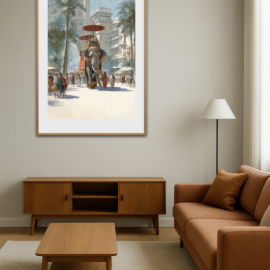 Byens tunge fodtrin - Room Environment (Tall Format)