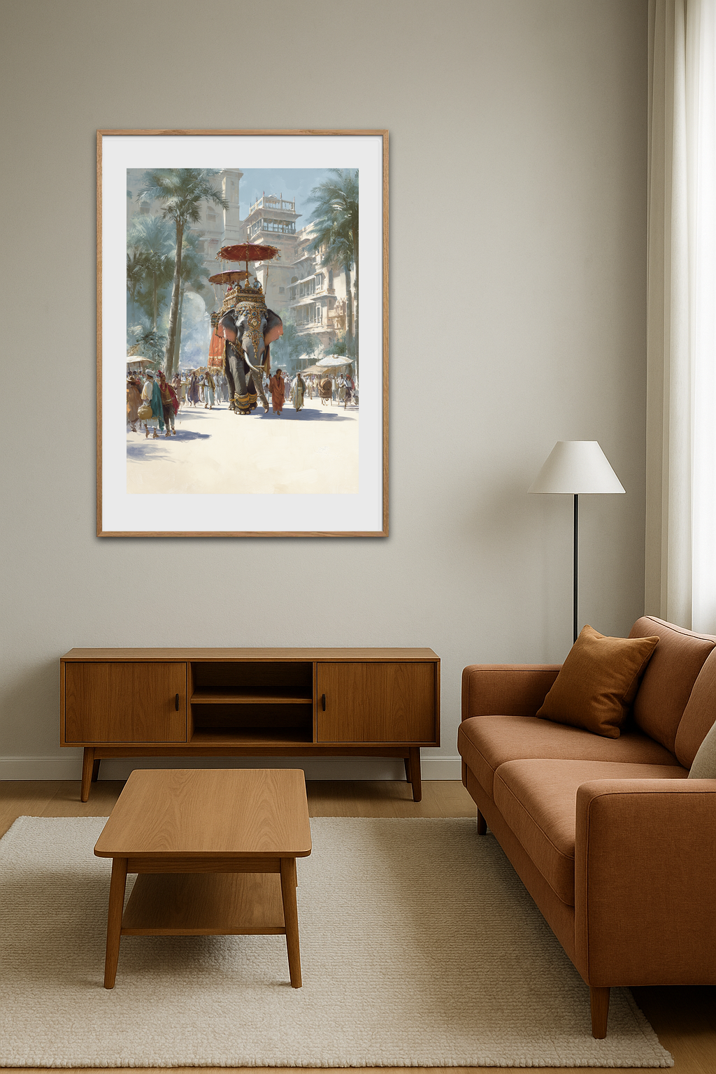 Byens tunge fodtrin - Room Environment (Tall Format)