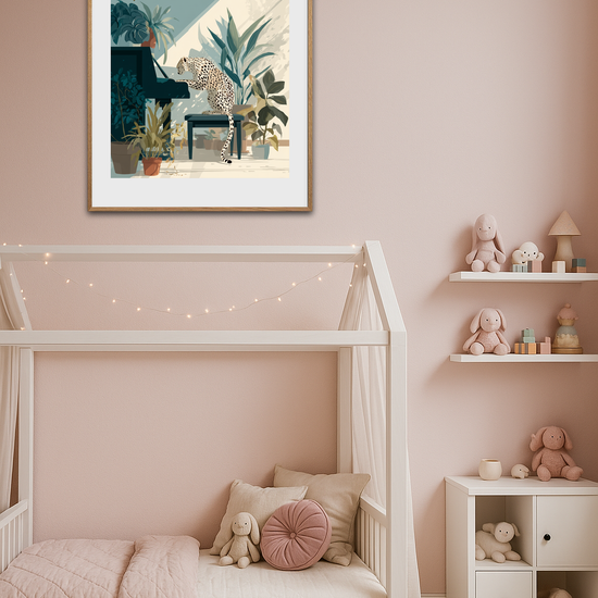 Potespil i grønne skygger - Room Environment (Tall Format)