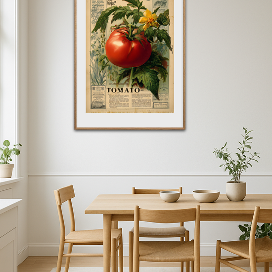 Smagen af solmoden tomat - Room Environment (Tall Format)