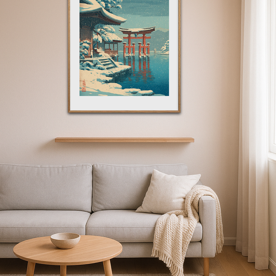 Vinterens hvisken på vandet - Room Environment (Tall Format)