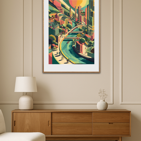 Byens hvisken af vand - Room Environment (Tall Format)