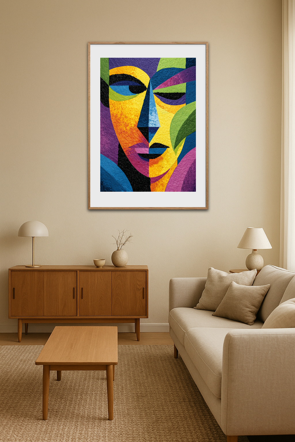 Stille hvisken af farver - Room Environment (Tall Format)