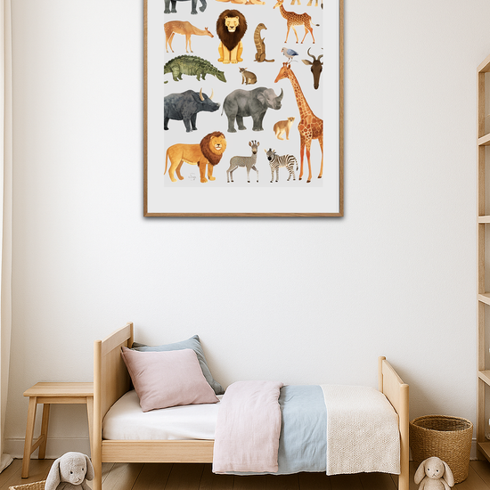 Savannens sagte rytme - Room Environment (Tall Format)