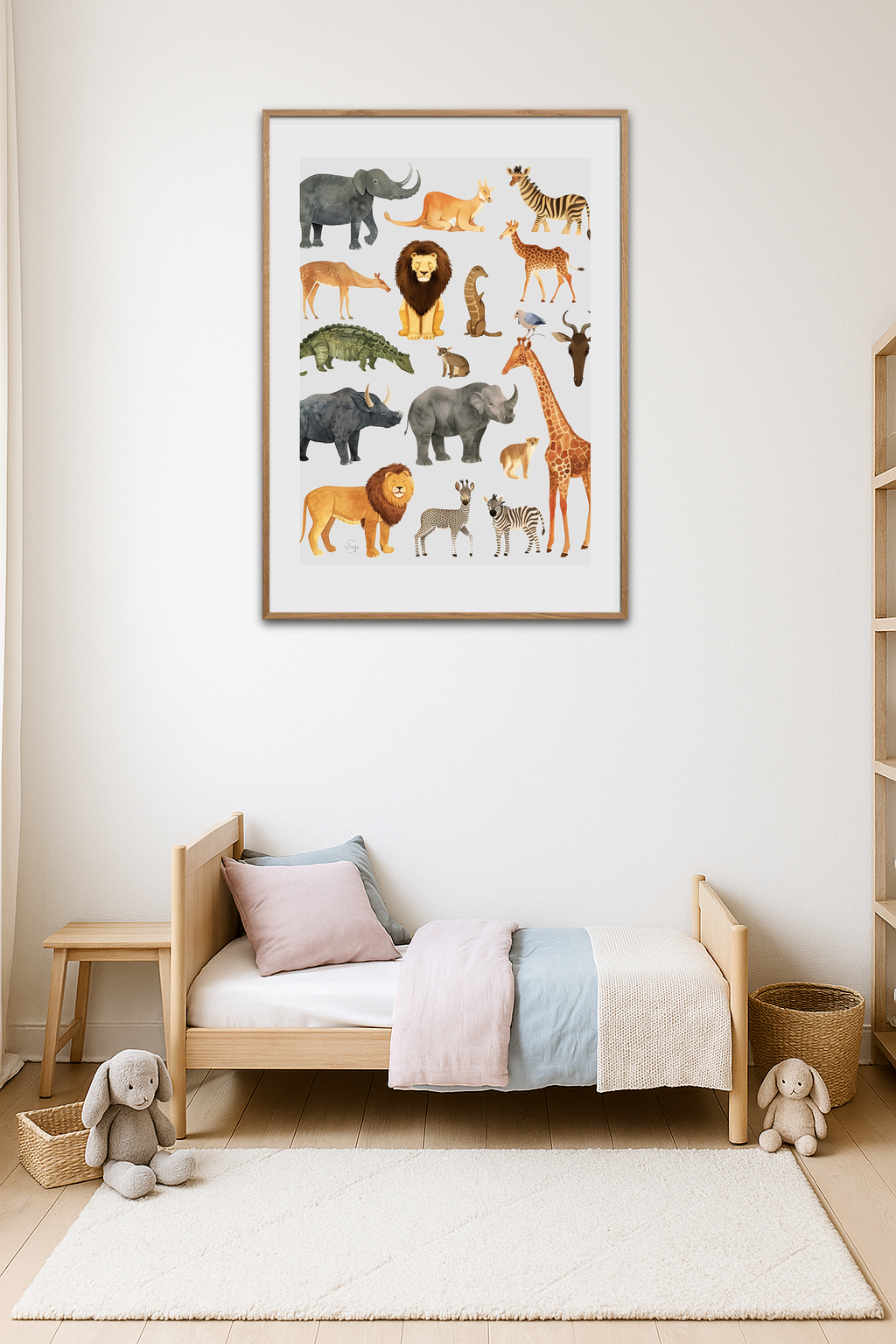 Savannens sagte rytme - Room Environment (Tall Format)