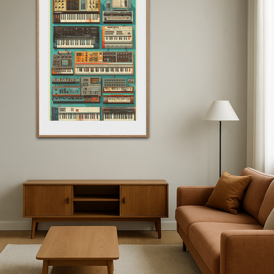 Elektronisk klang af nostalgi - Room Environment (Tall Format)