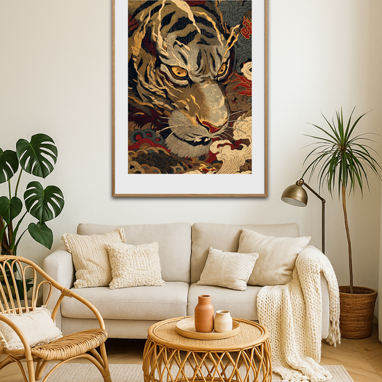 Brøl gennem silkebløde skyer - Room Environment (Tall Format)