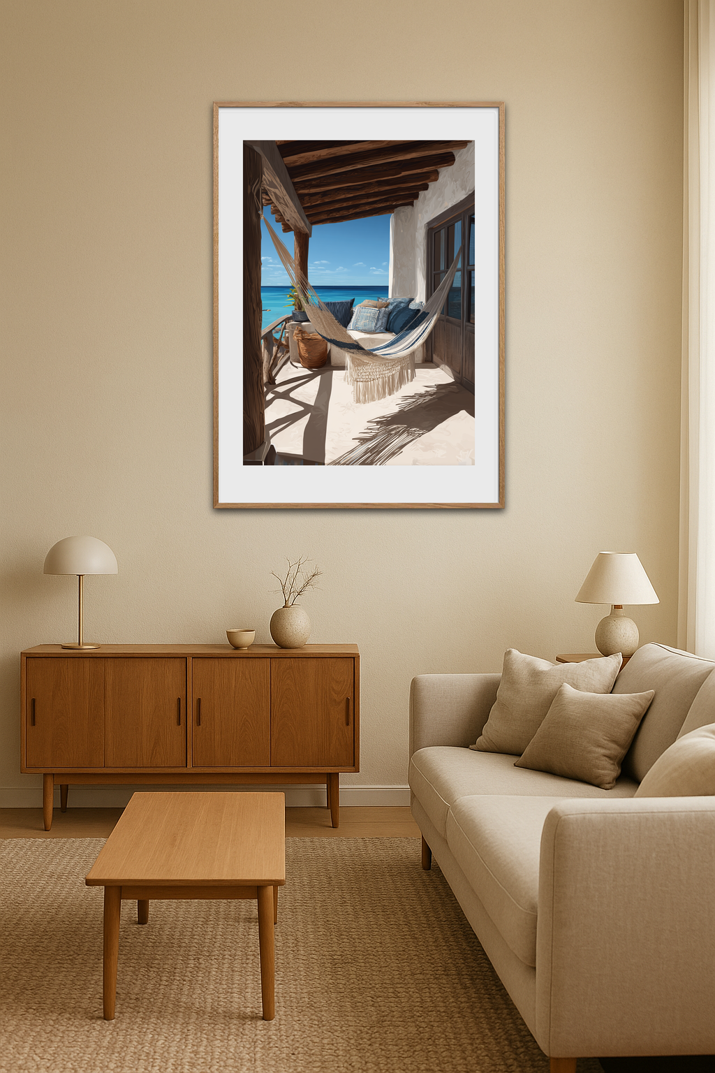 Havsus og svale drømme - Room Environment (Tall Format)