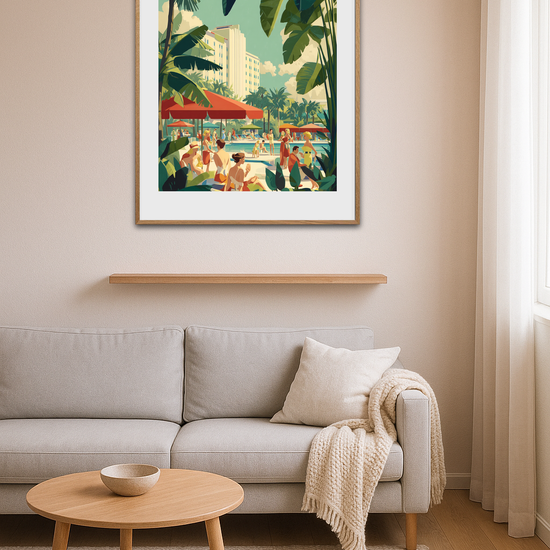 Saltet sus fra palmerne - Room Environment (Tall Format)