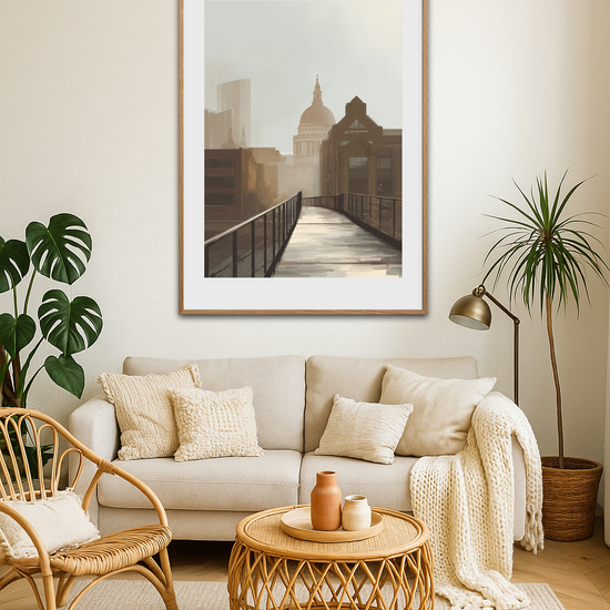 Hviskende bro mod kuppel - Room Environment (Tall Format)