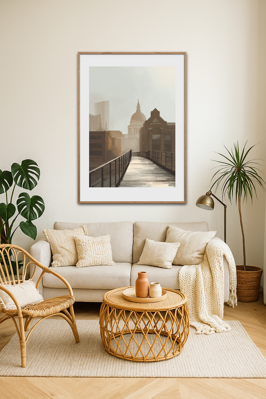Hviskende bro mod kuppel - Room Environment (Tall Format)