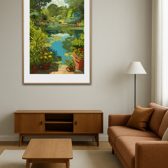 Vandets hvisken ved dammen - Room Environment (Tall Format)