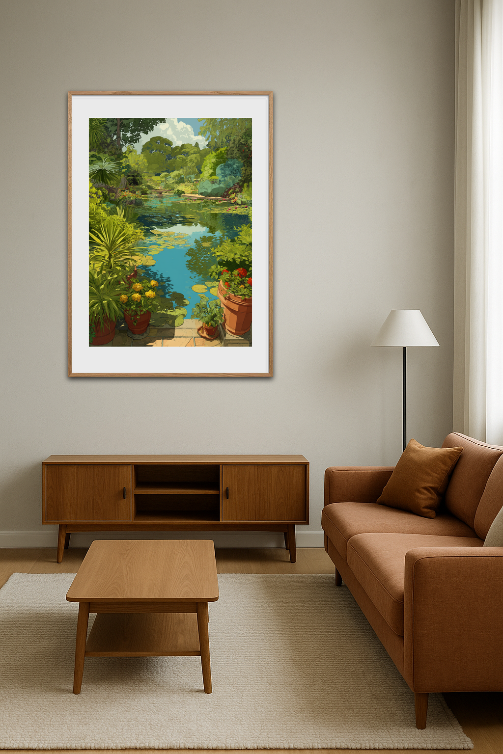 Vandets hvisken ved dammen - Room Environment (Tall Format)