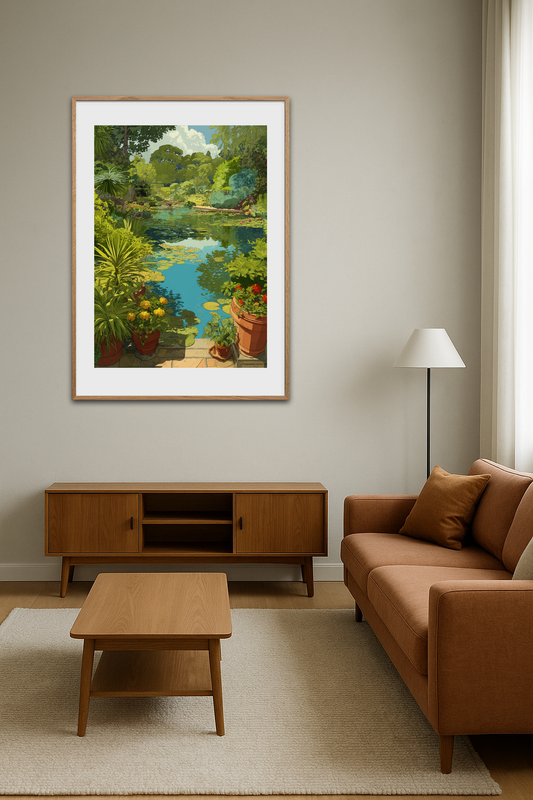 Vandets hvisken ved dammen - Room Environment (Tall Format)