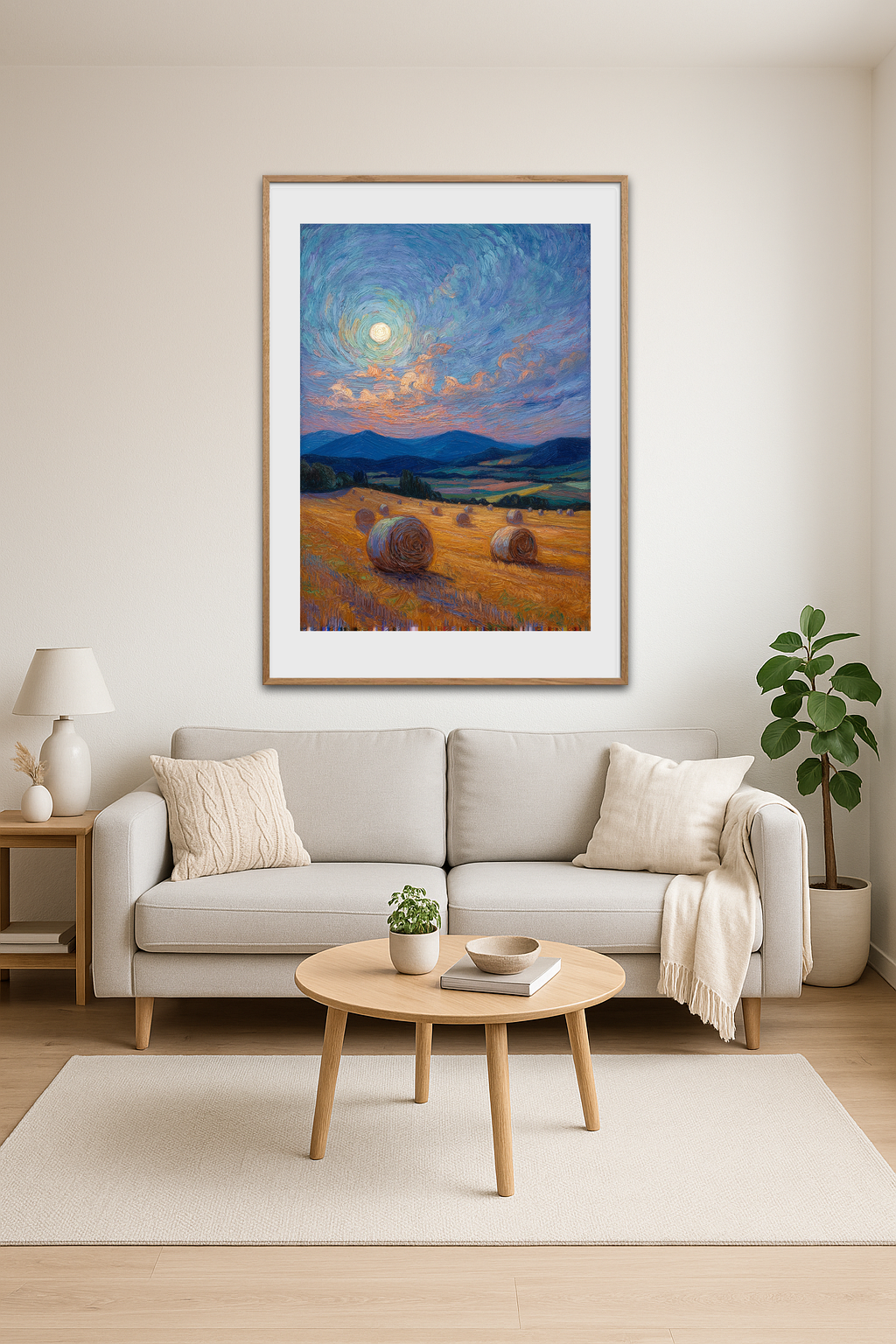 Måneskinsmusik over markerne - Room Environment (Tall Format)