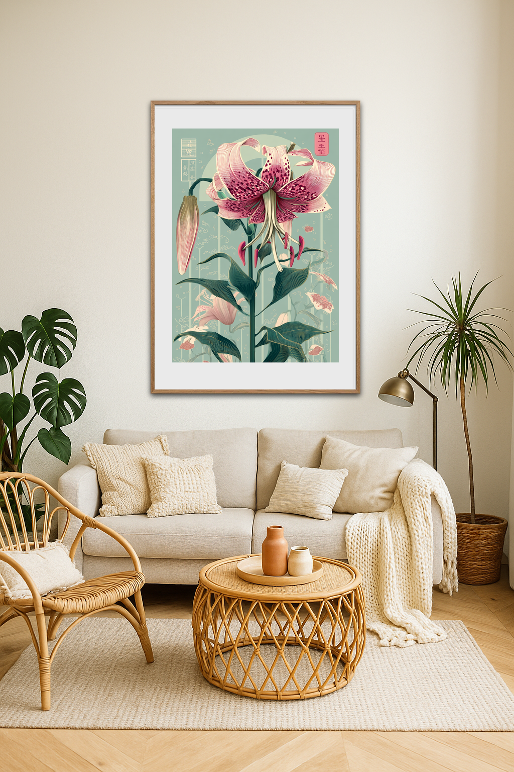 Stille hvisken fra liljen - Room Environment (Tall Format)